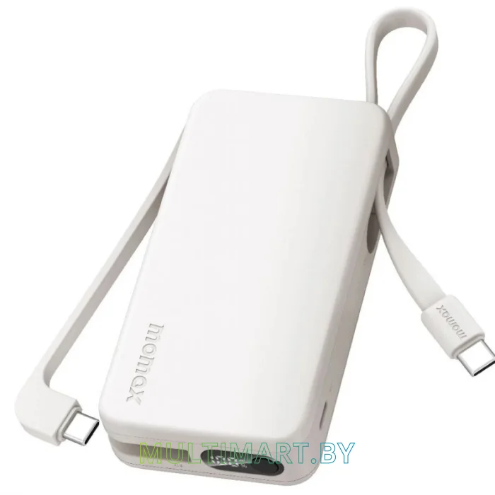 Портативное зарядное устройство Momax IP138 10000mAh 30W (белый)